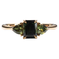 Bague 14K Greene & Greene Sapphire