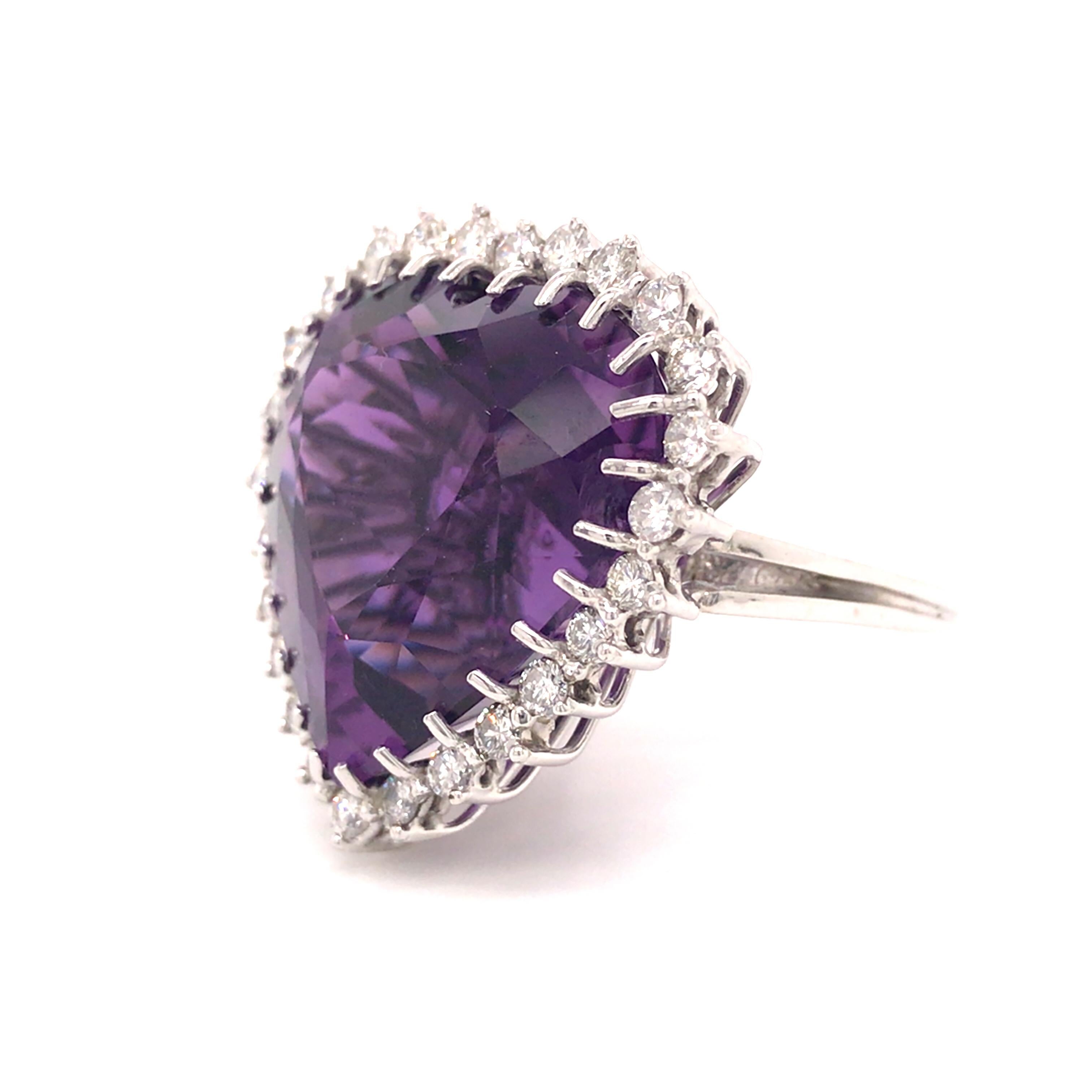 royal purple heart diamond