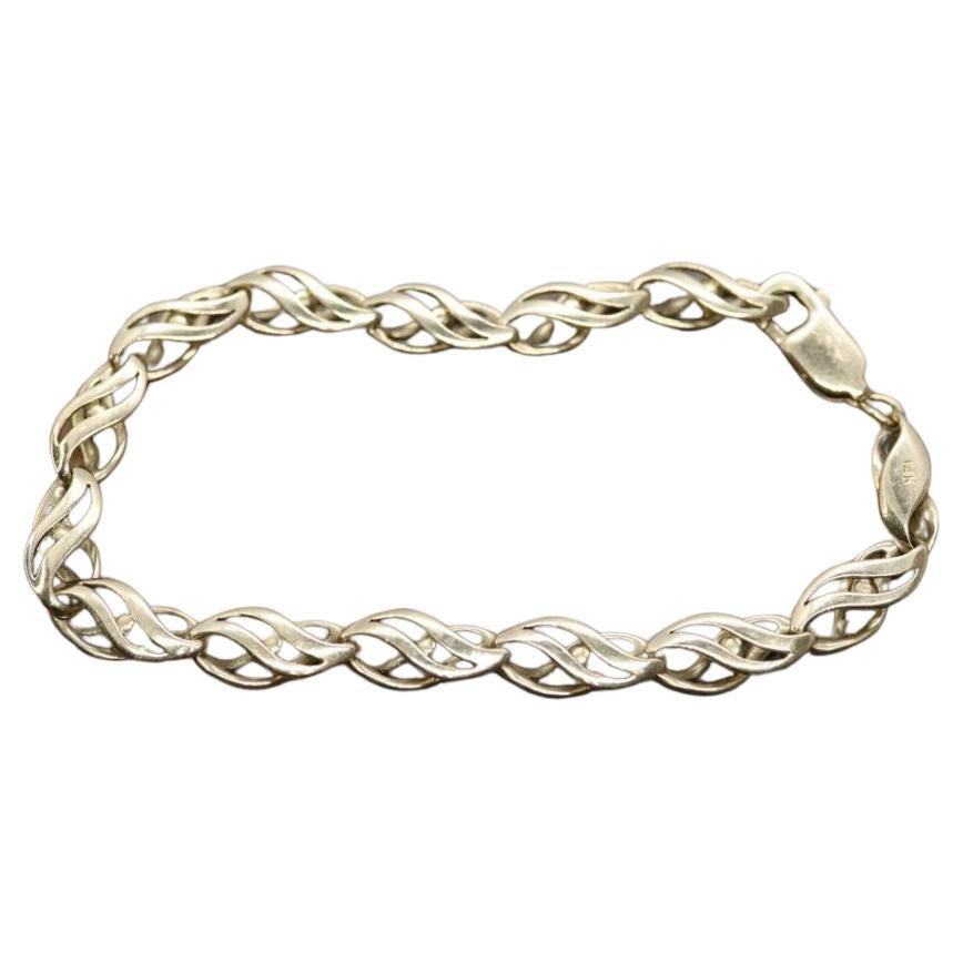 14k Schweres Specialty Gliederarmband. 14k Gelbgoldarmband. 16g mit 8in langer Länge