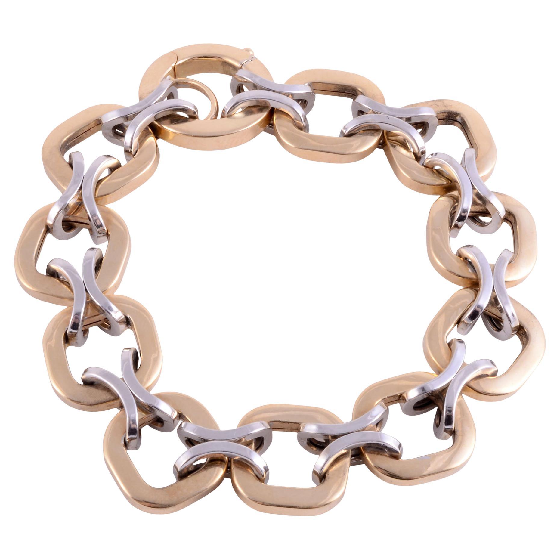 14K Hollow Link Bracelet