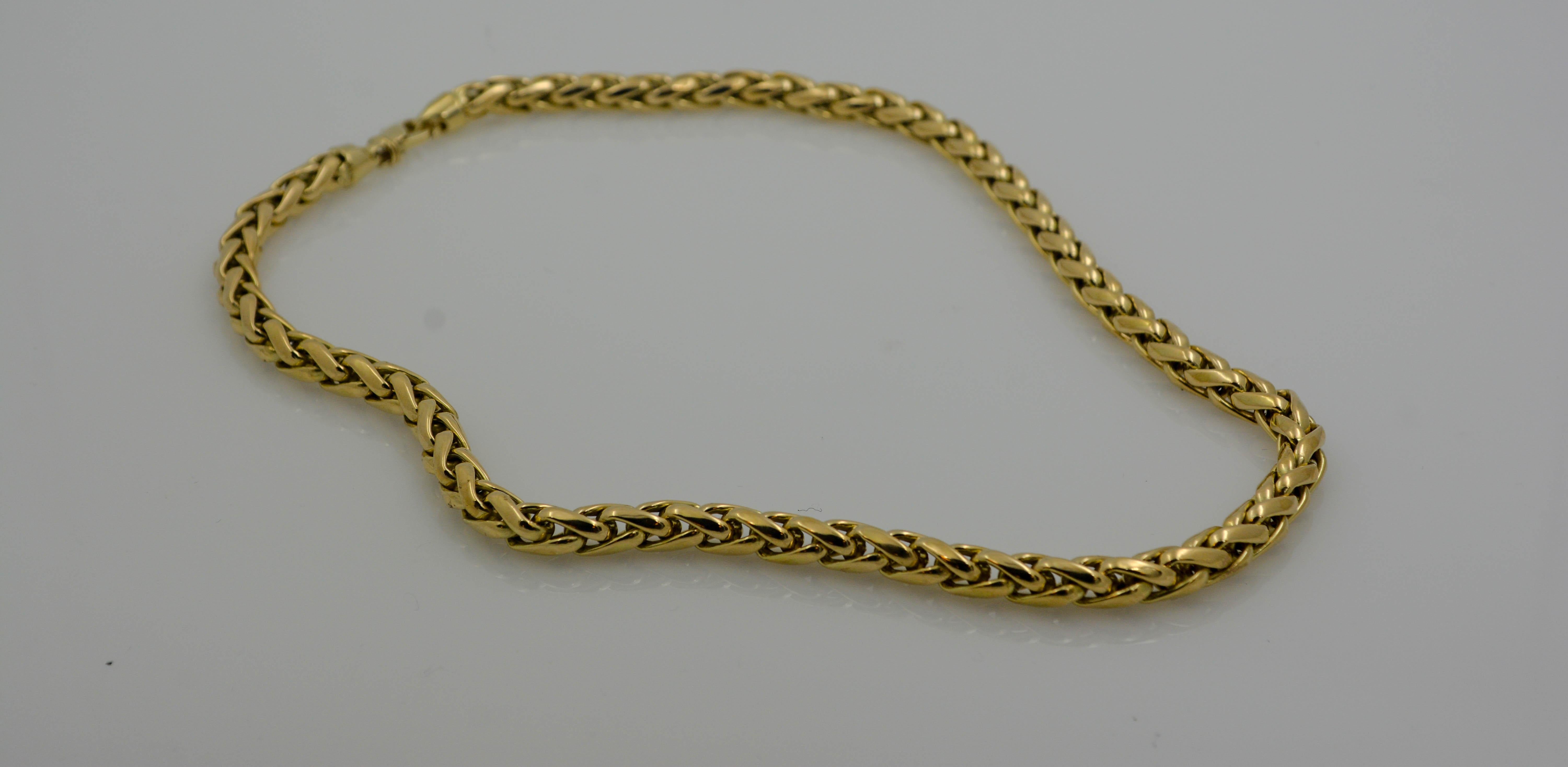14k italy chain necklace