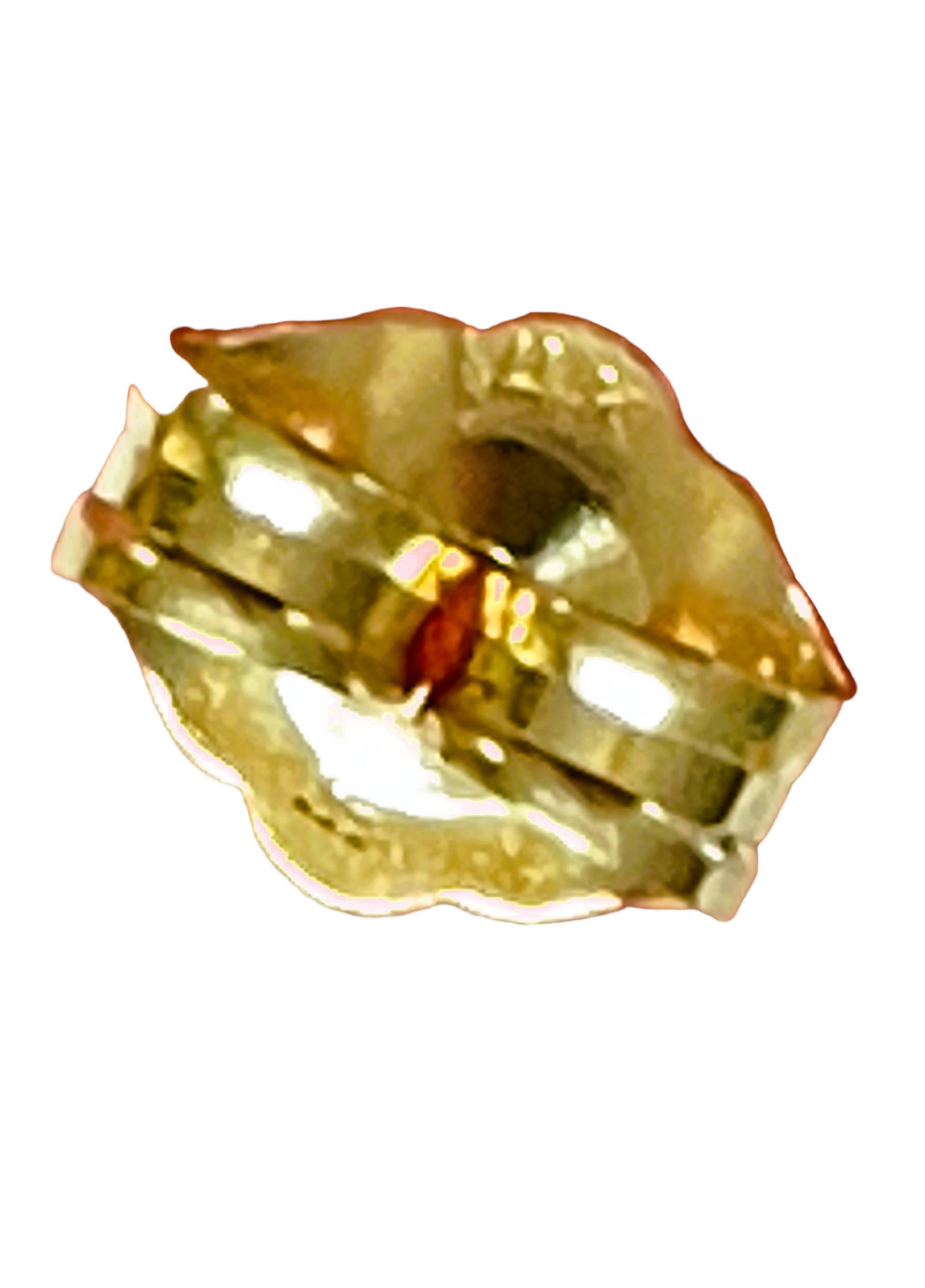 14k Laser Cut Gelbgold-Ohrhänger 1