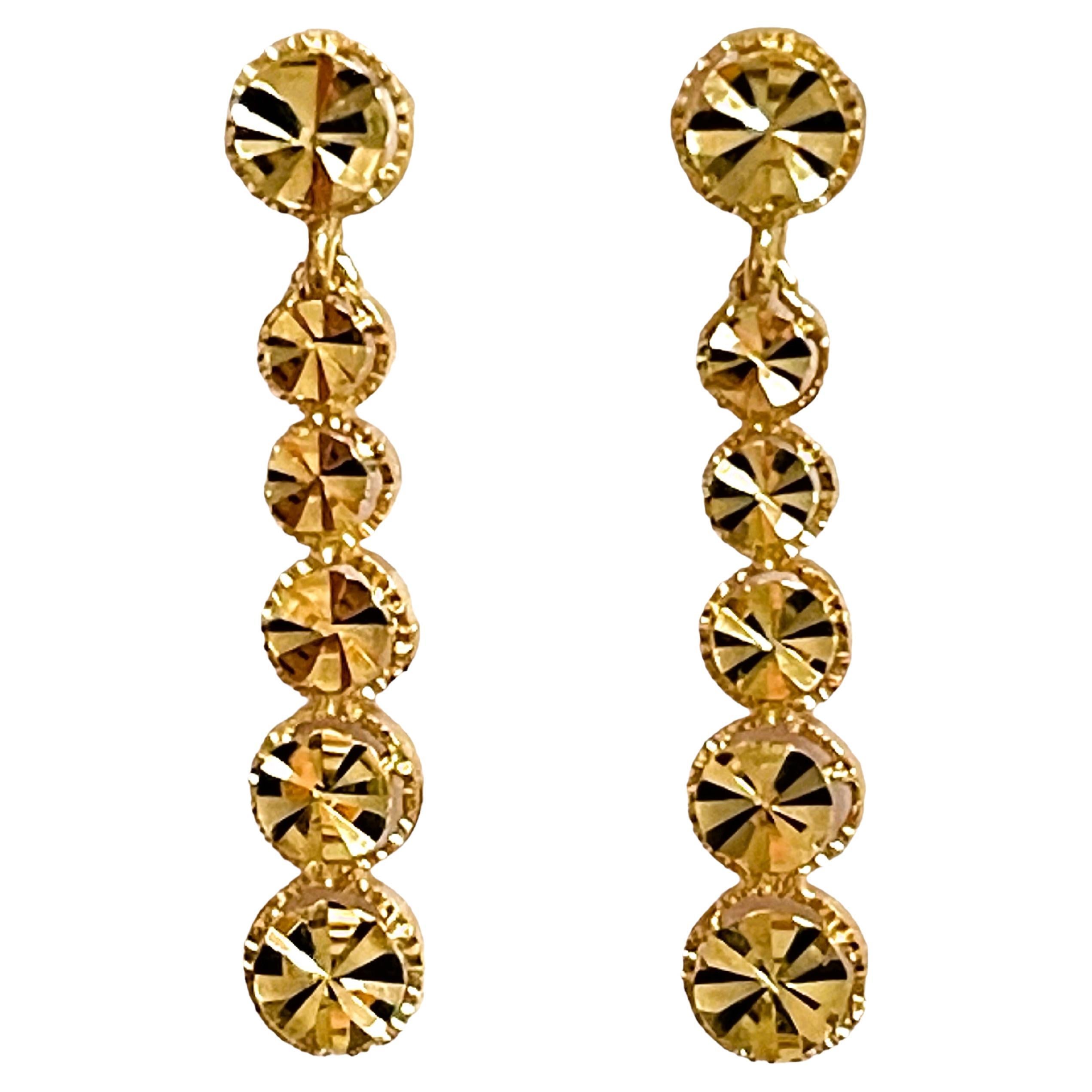 Paparazzi Falling In Love Gold Post Earrings