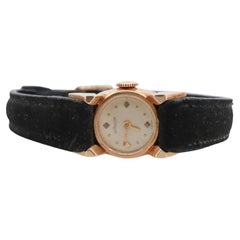 14k Le Coultre Swiss Mechanical watch. 14k LeCoultre Ladies Womens Wristwatch.