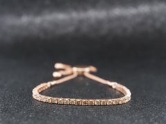14K LeVian Chocolate Diamond BOLO Bracelet
