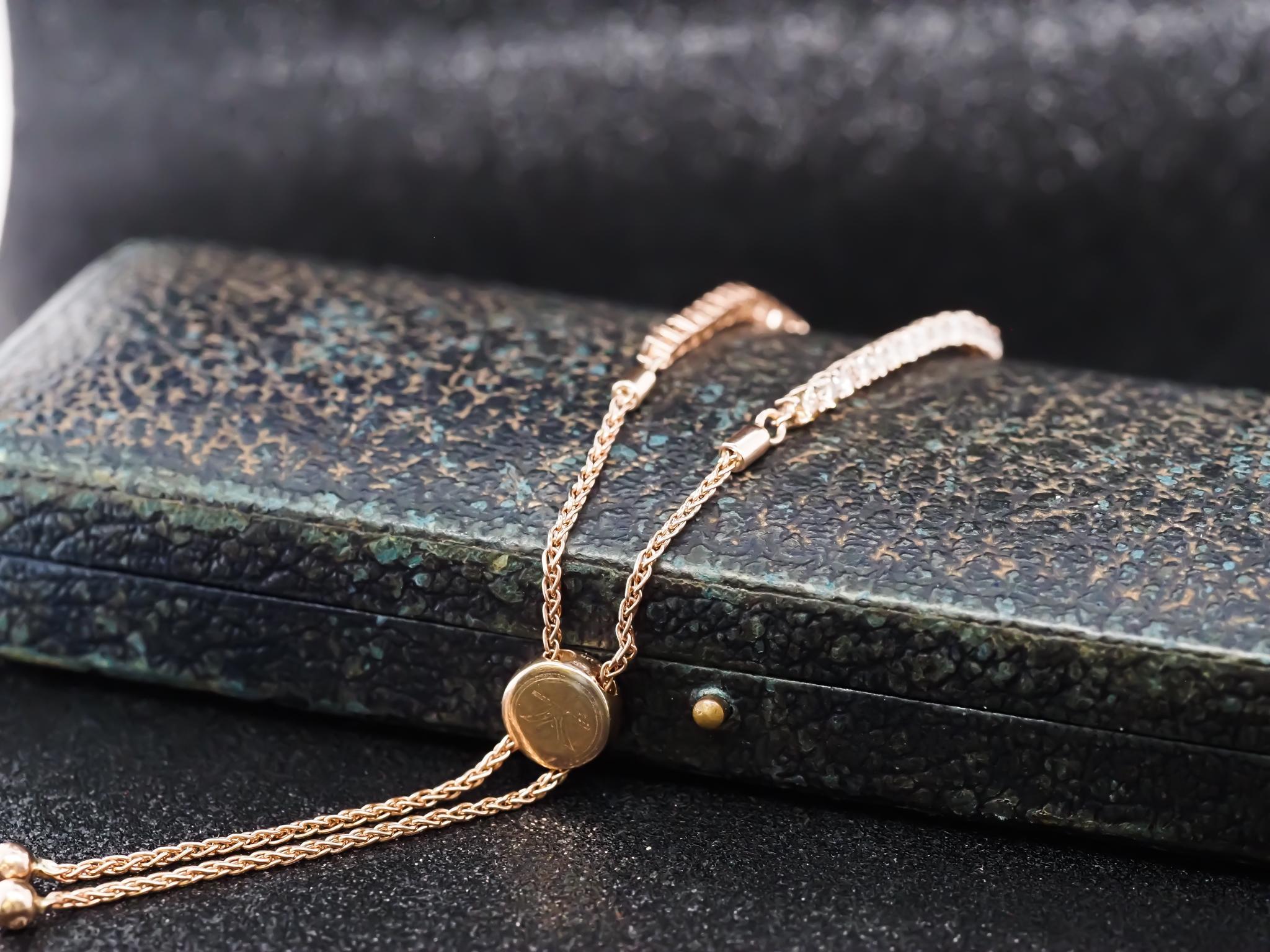 Bracciale BOLO con diamanti e cioccolato LeVian 14K in vendita 5