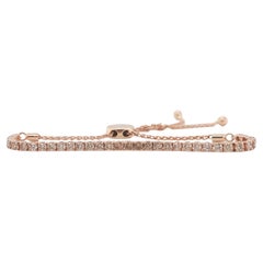 14K LeVian Chocolate Diamond BOLO Bracelet