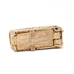 14K London DBL Decker Bus Charm, Opens