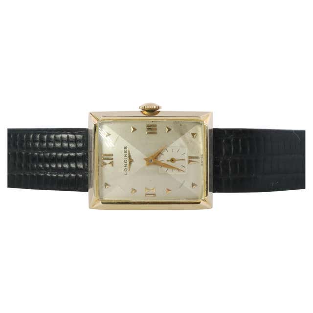 Longines Vintage Men's Wristwatch, 1940s / 50s, in Excelle For Sale at ...