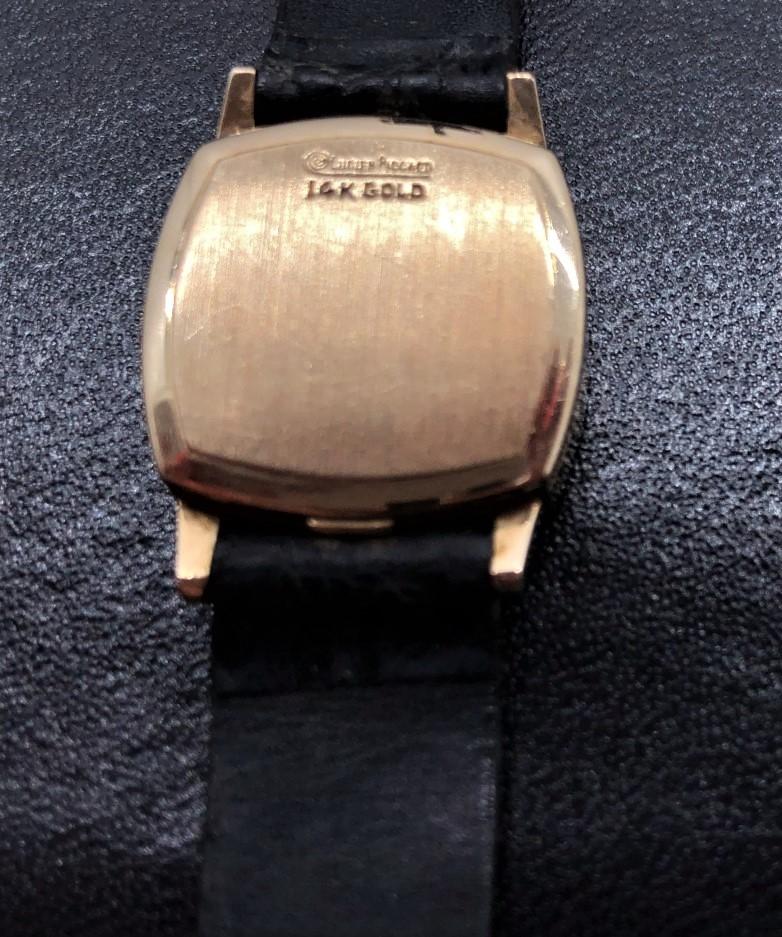 vintage lucien piccard 14k gold ladies watch