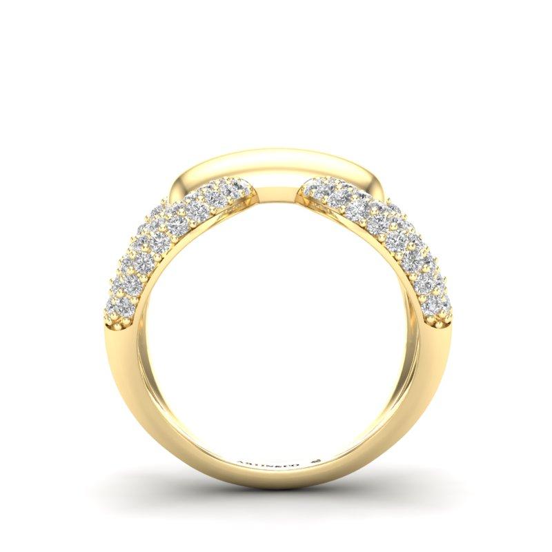 Bague de luxe 14 carats à diamants papillon Pour femmes en vente