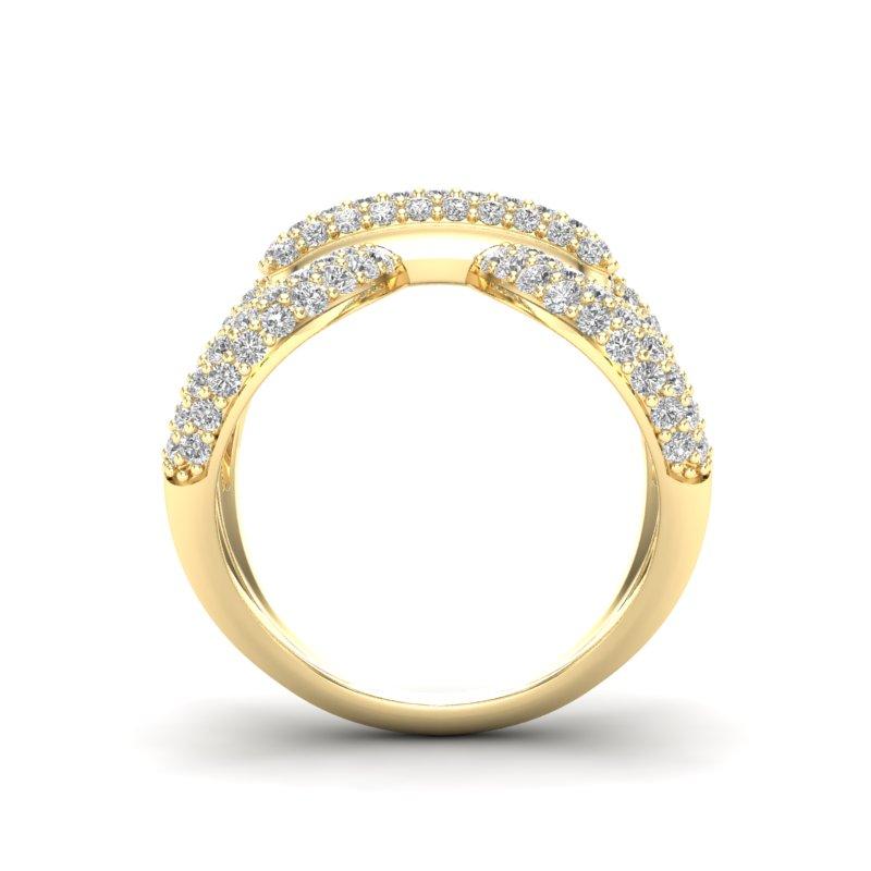 Women's 14K Luxe Papillon Diamond Ring For Sale