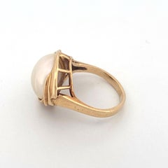 14K Mabe Pearl Ring
