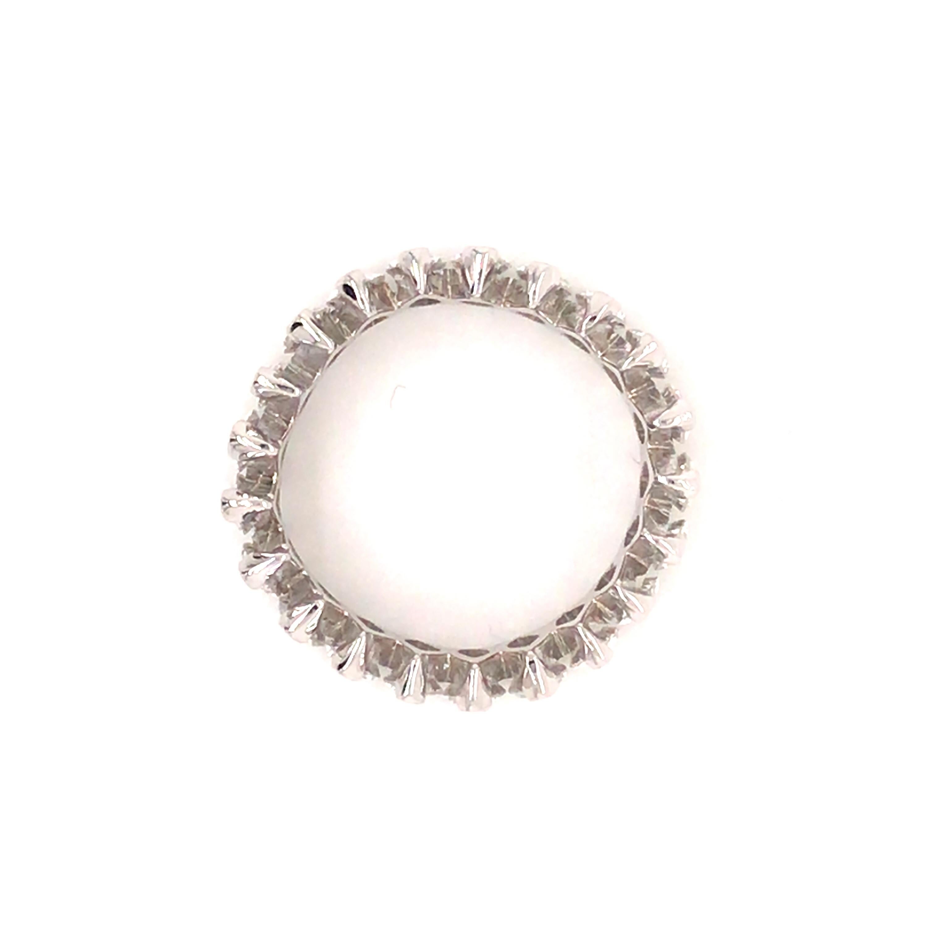 14K Marquise Diamond Eternity Band White Gold For Sale at 1stDibs ...