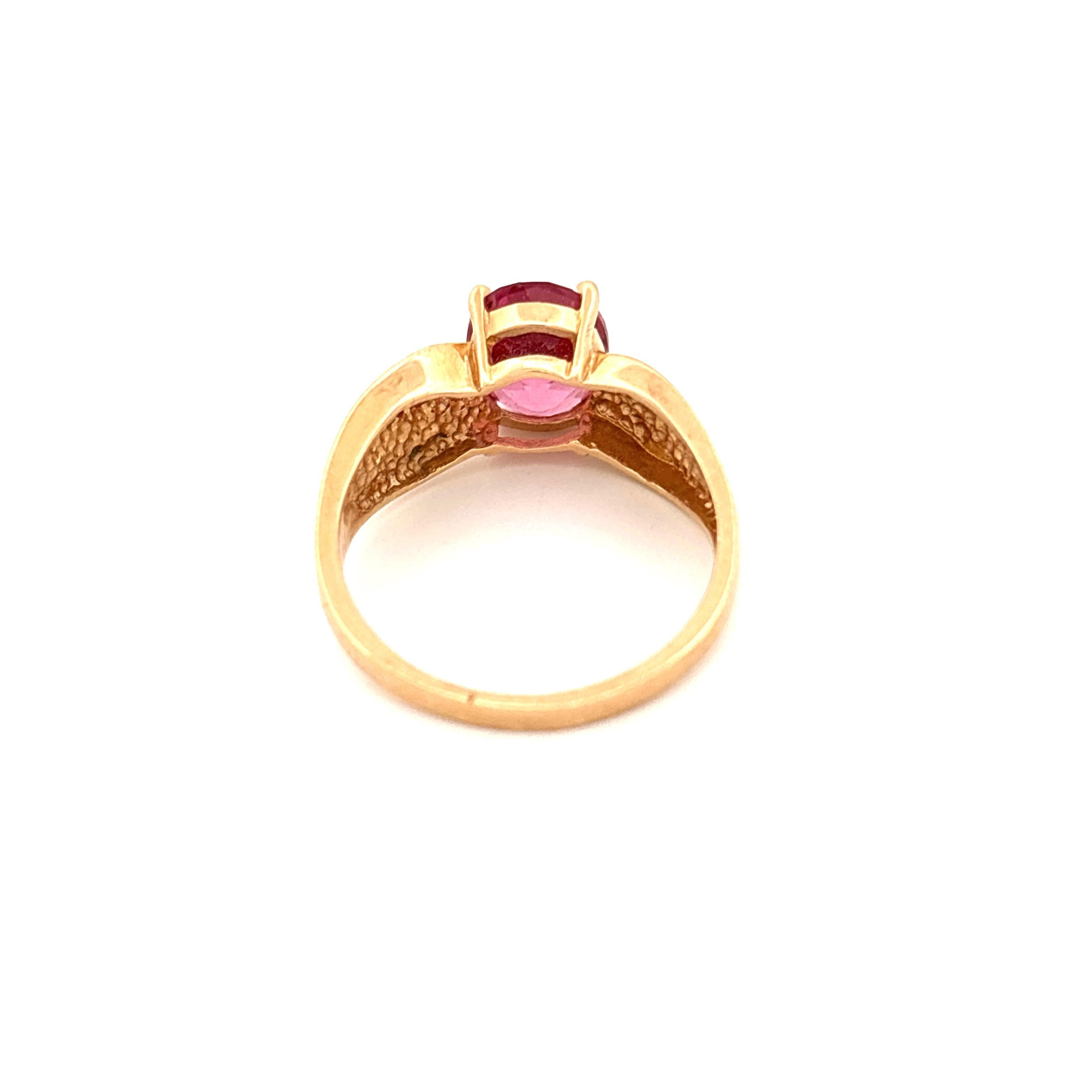 14k Morganite Ring - image 6