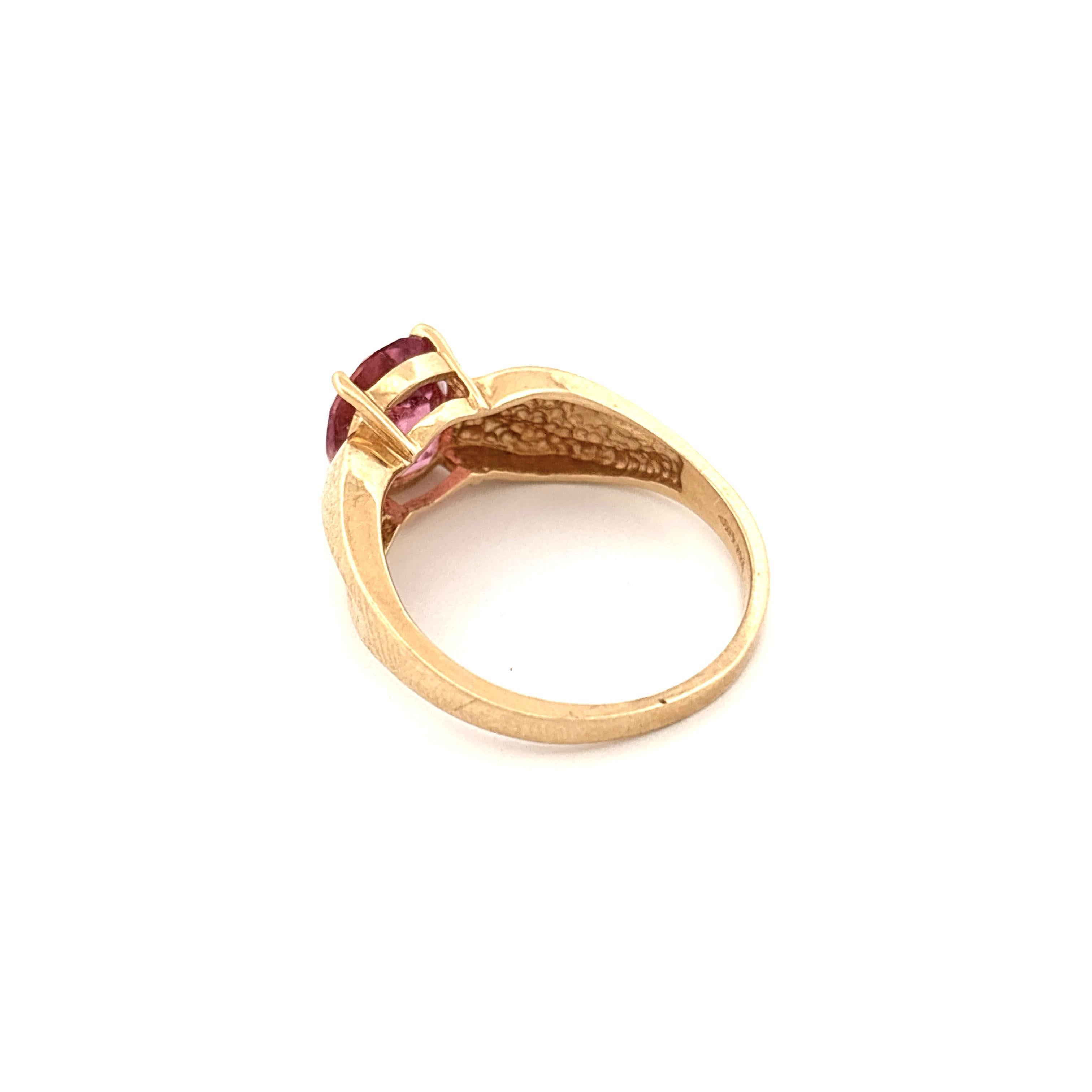 14k Morganite Ring - image 8