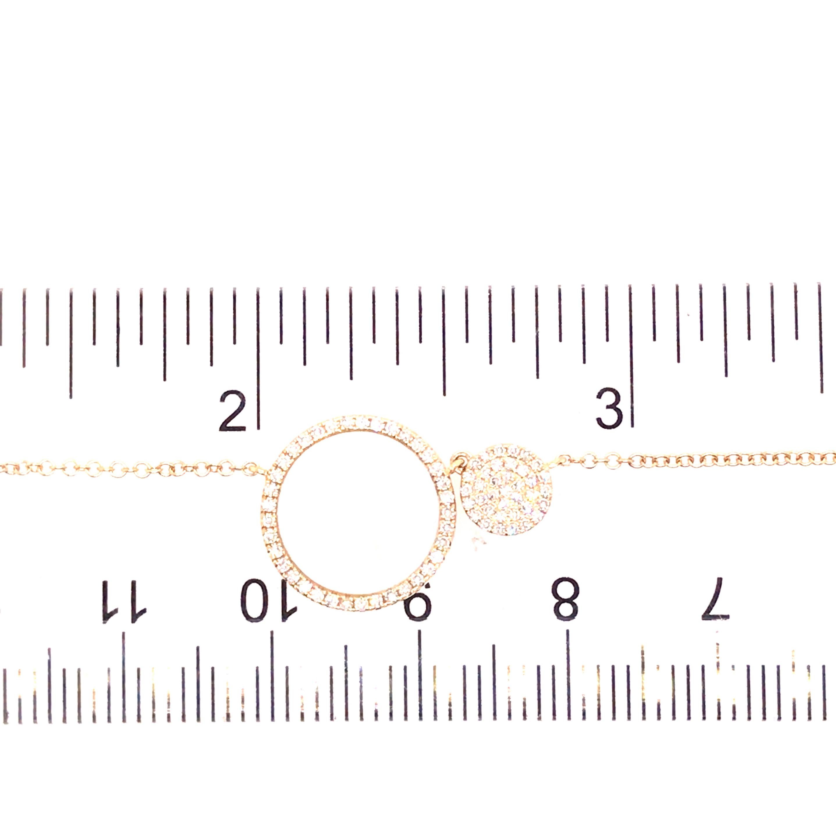 14K Mother of Pearl and Diamond Necklace in Yellow Gold For Sale at 1stDibs