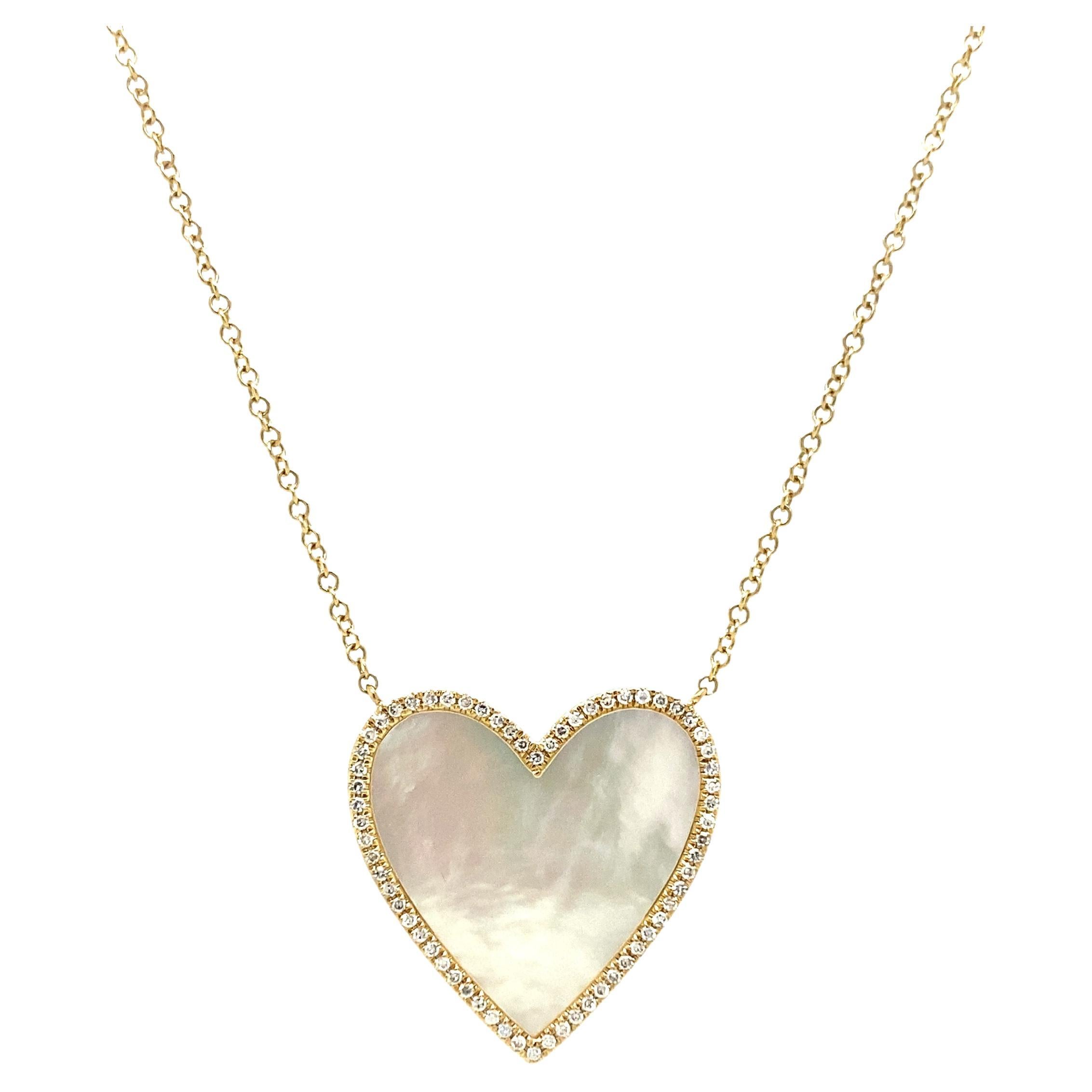 14K Yellow Gold Plated Sterling Silver 2 CT Moissanite Double Heart Pendant Necklace