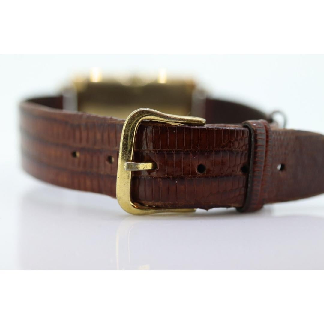 movado rectangular men's watch