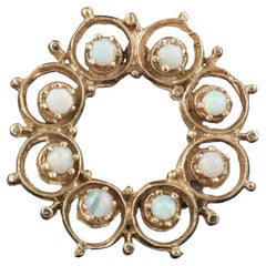 14K Opal Brooch - P-923CPT-N