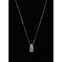 14k OTC 5 diamond Journey Pendant and necklace. 0.23ctw of diamonds on a 14k