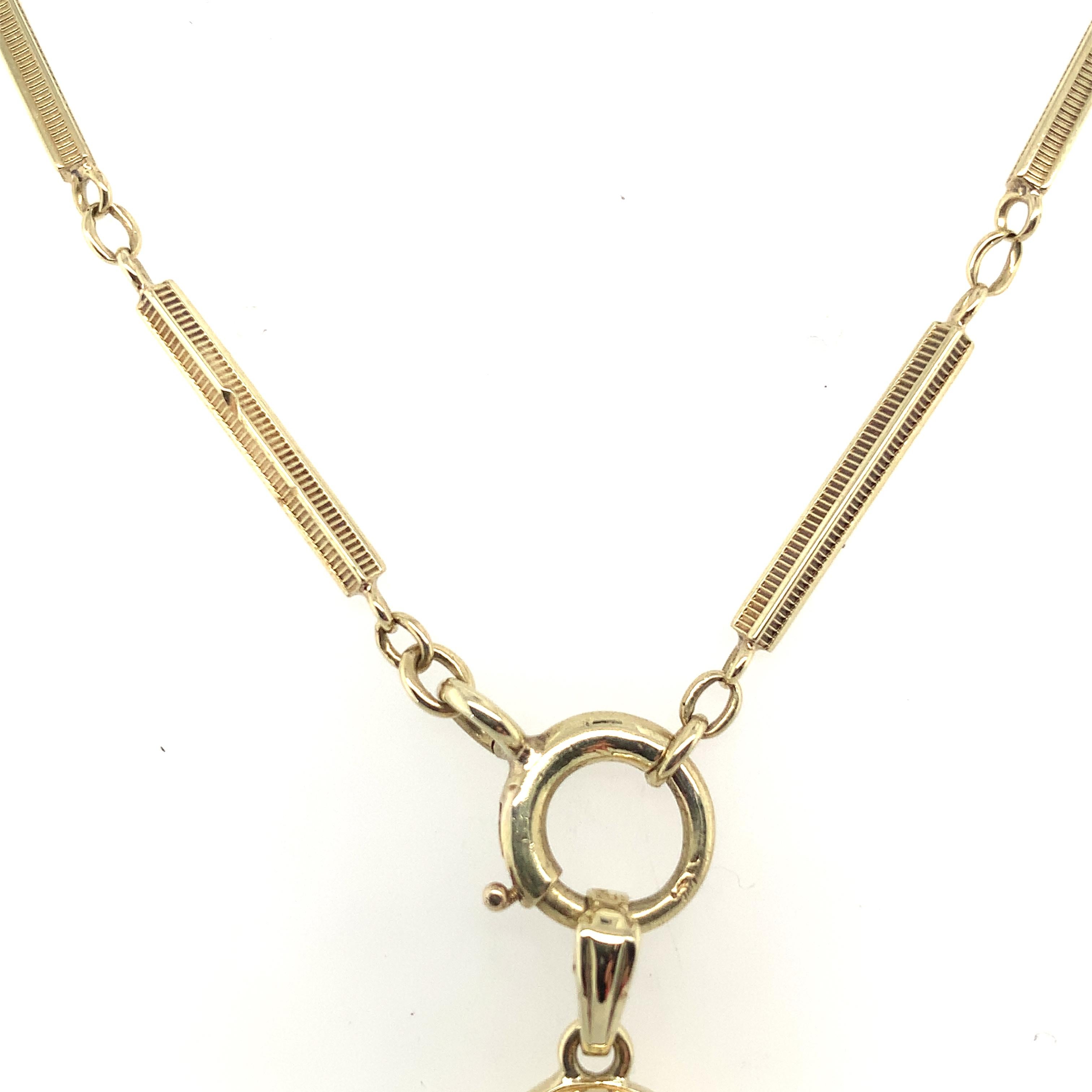 vintage locket necklace gold