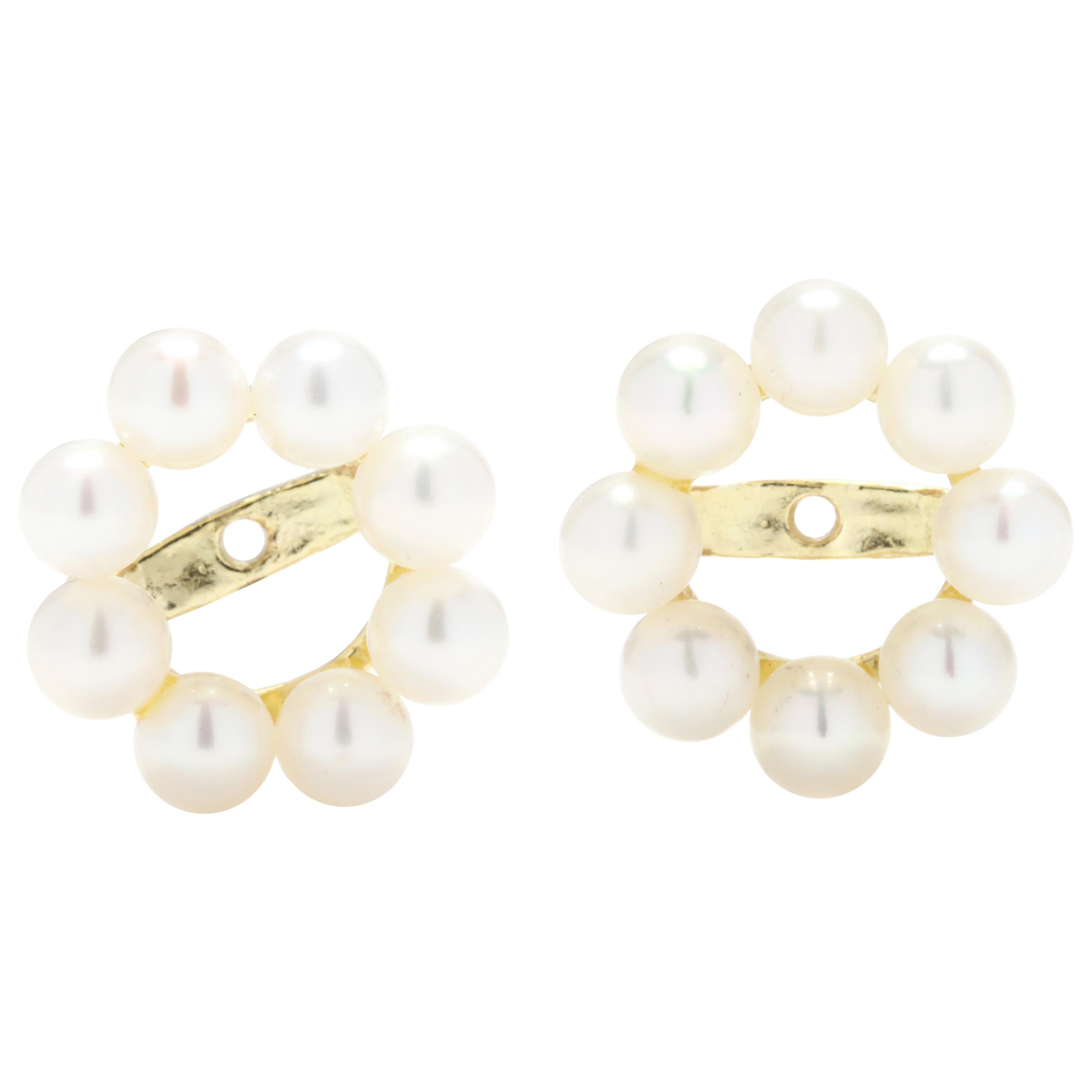 14K Pearl Earring Jackets