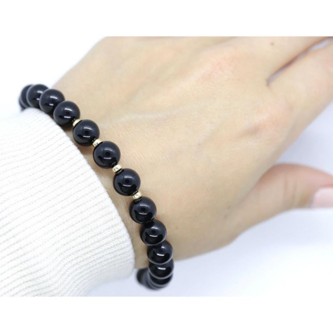 Collier et bracelet Peter Brams PBD en onyx et lapis-lazuli 14 carats Onyx Lapis en vente 2