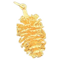 14k Pine Cone Pendant - GL