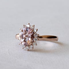 14K Pink Morganite Ring