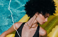 14K Rainbow Heart Slider Necklace