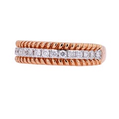 14K RG Simply Vera By Vera Wang .33 CTW Diamond Band
