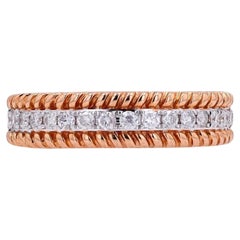 14K RG Simply Vera By Vera Wang .33 CTW Diamond Band