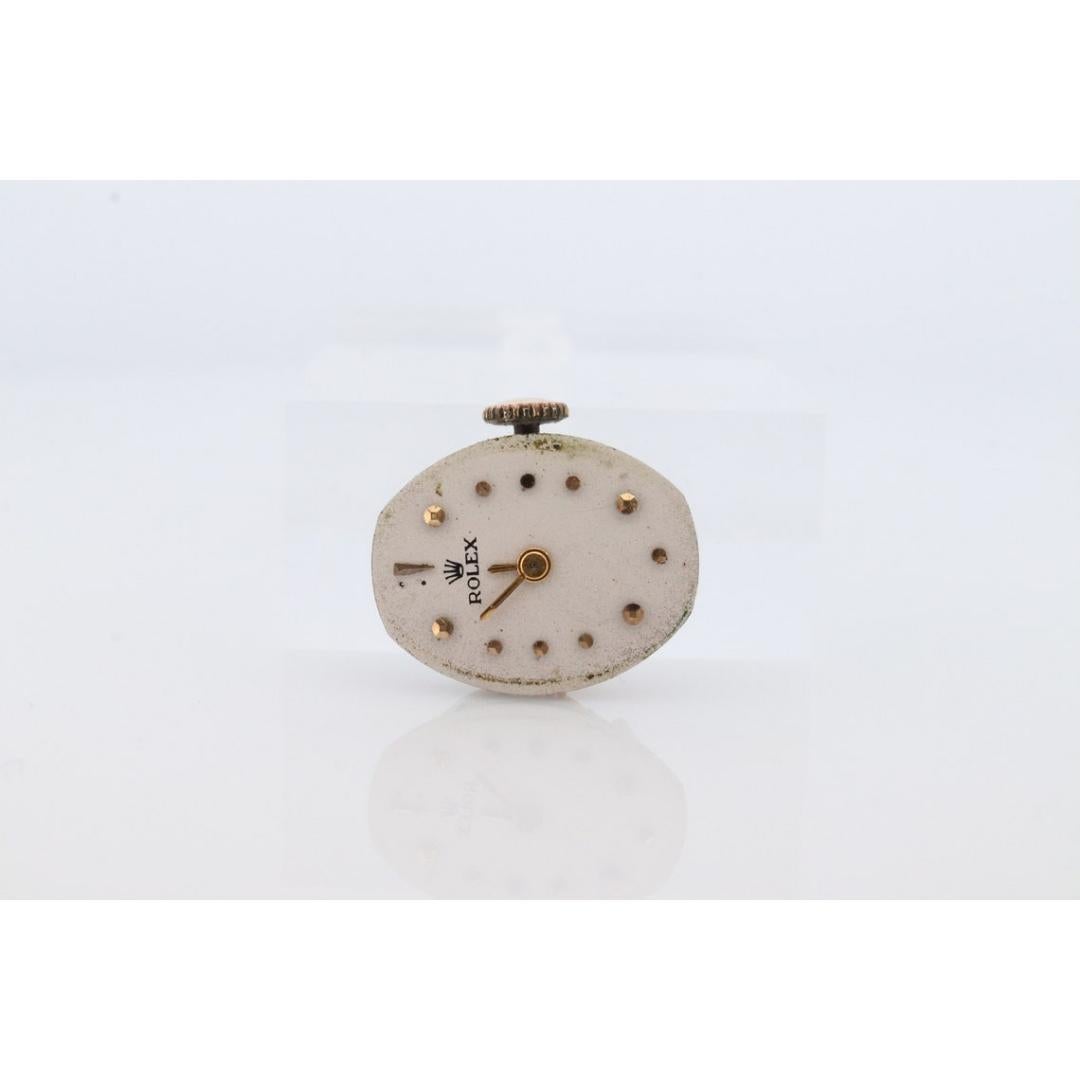 Women's 14k Rolex Womens Cocktail Watch. 14k gold Manual Windup. 1950s Ladies Rolex