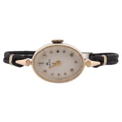 14k Rolex Womens Cocktail Watch. 14k gold Manual Windup. 1950s Ladies Rolex