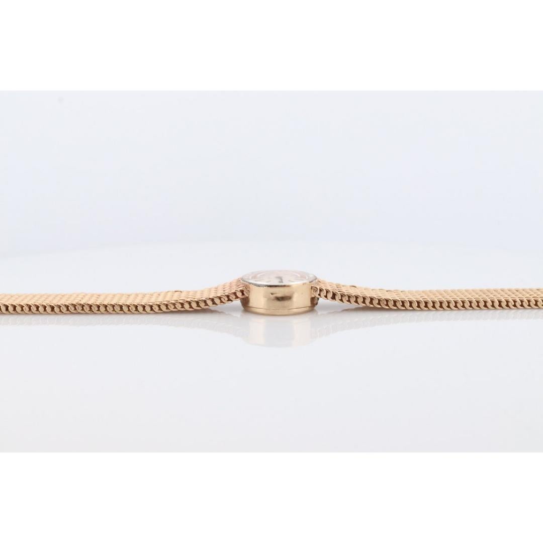 14k Rolex Damen-Cocktailuhr. 14k Orchidee Rolex mit Gelbgoldarmband. 5