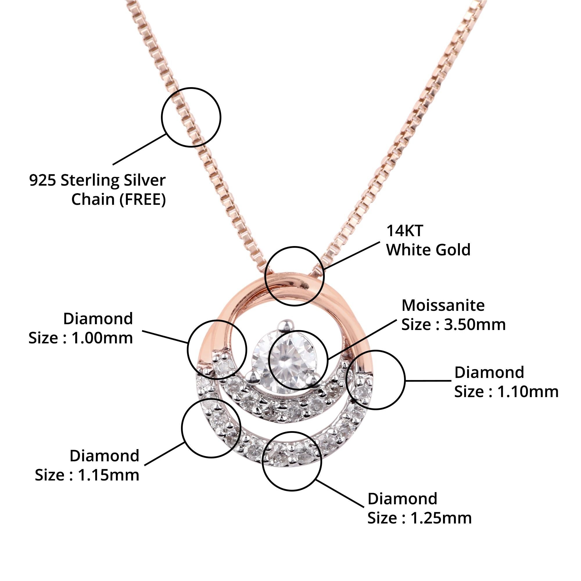 Item details:-

✦ SKU:- JPD00184RRR

✦ Material :- Gold

✦ Metal Purity : 14K Rose Gold

✦ Gemstone Specification:- 
✧ Clear Diamond Round (l1/H1) - 1.00 mm - 8 Pcs
✧ Clear Diamond Round (l1/H1) - 1.10  mm - 2 Pcs
✧ Clear Diamond Round (l1/H1) -