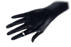 14K Rose Gold 0.80 Carat Round Brilliant Diamond Twist Band Engagement Ring