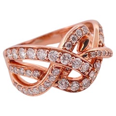 Le Vian 0.85ctw H-I SI1 Diamond Ring Set In 14K Rose Gold