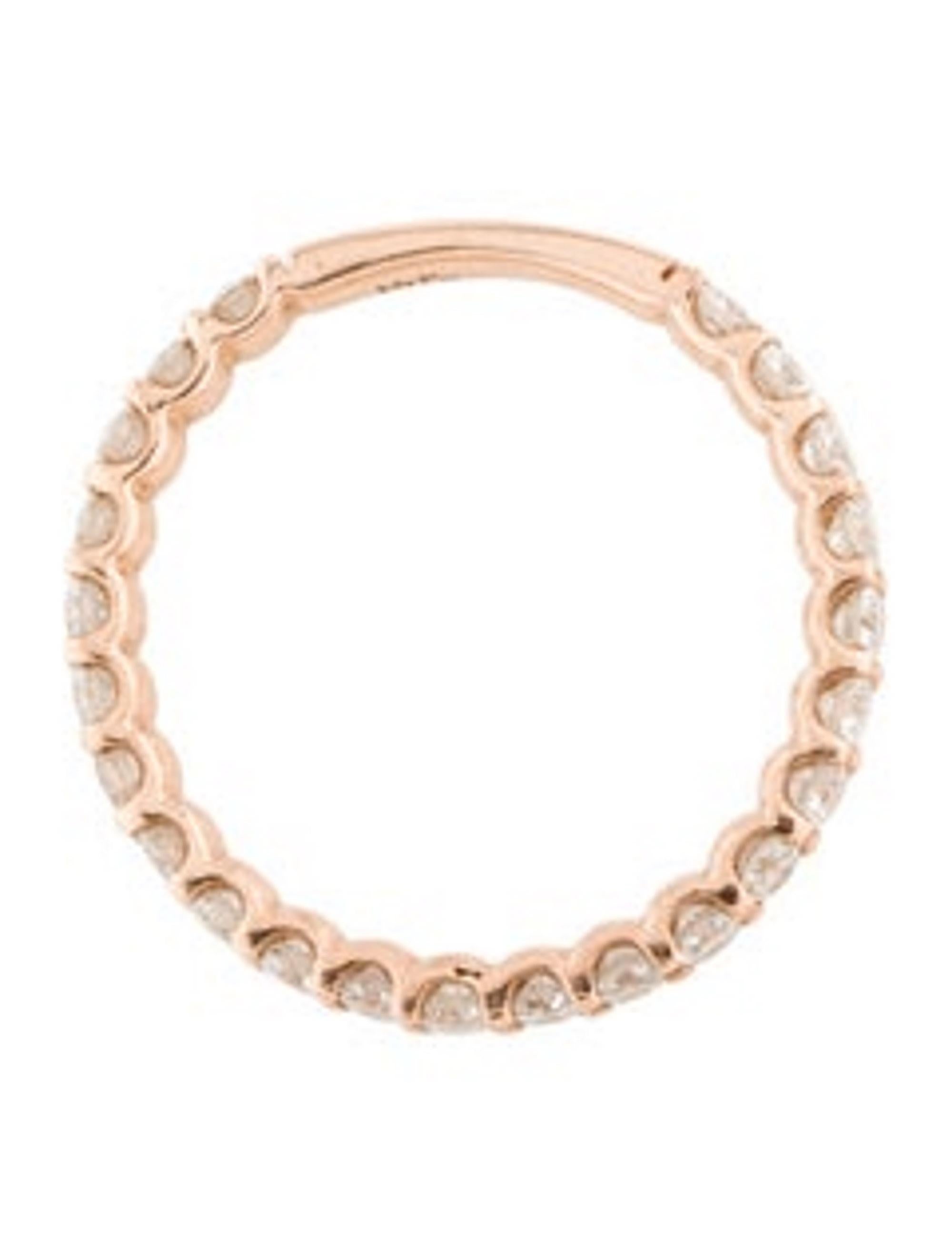 14 Karat Rose Gold 0.93 Carat Diamond Ring In New Condition For Sale In Great neck, NY