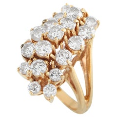 14K Rose Gold 3.85ct Diamond Ring MF05-021926