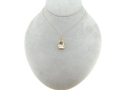 14k Rose Gold 7.6ct Genuine Natural Morganite Pendant with Diamonds '#J4570'