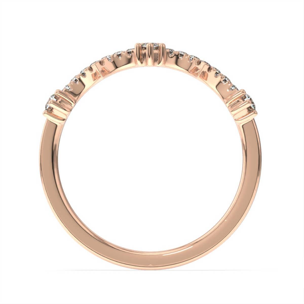This petite curve ring features round brilliant diamonds micro prong-set along the top of this band. Experience the difference!

Product details: 

Center Gemstone Color: WHITE
Side Gemstone Type: NATURAL DIAMOND
Side Gemstone Shape: ROUND
Metal:
