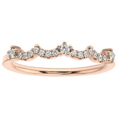 14K Rose Gold Agnes Diamond Ring '1/16 Ct. tw'