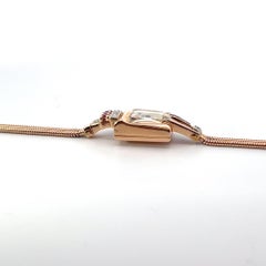 14k rose gold Andre Bonnard Ladies Deco Watch