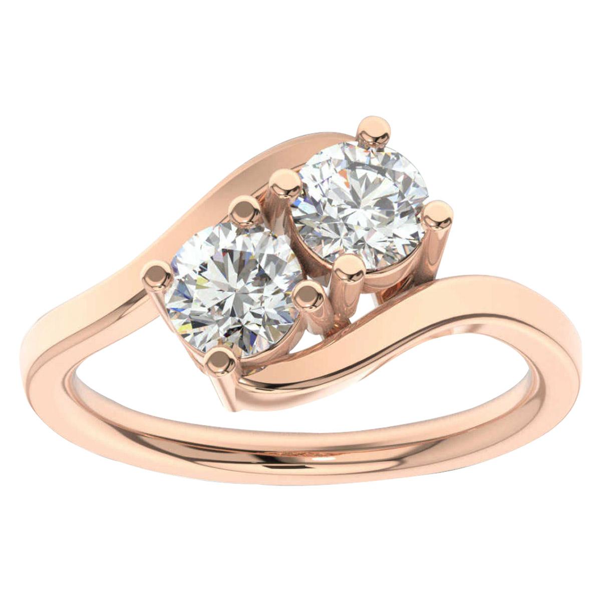 14K Rose Gold Artemis Diamond Ring '1 Ct. tw'