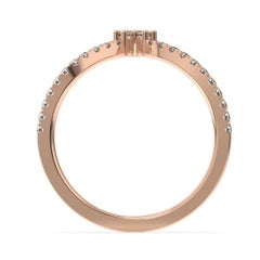 14 Karat Rose Gold Belle Diamond Ring '1/5 Carat'