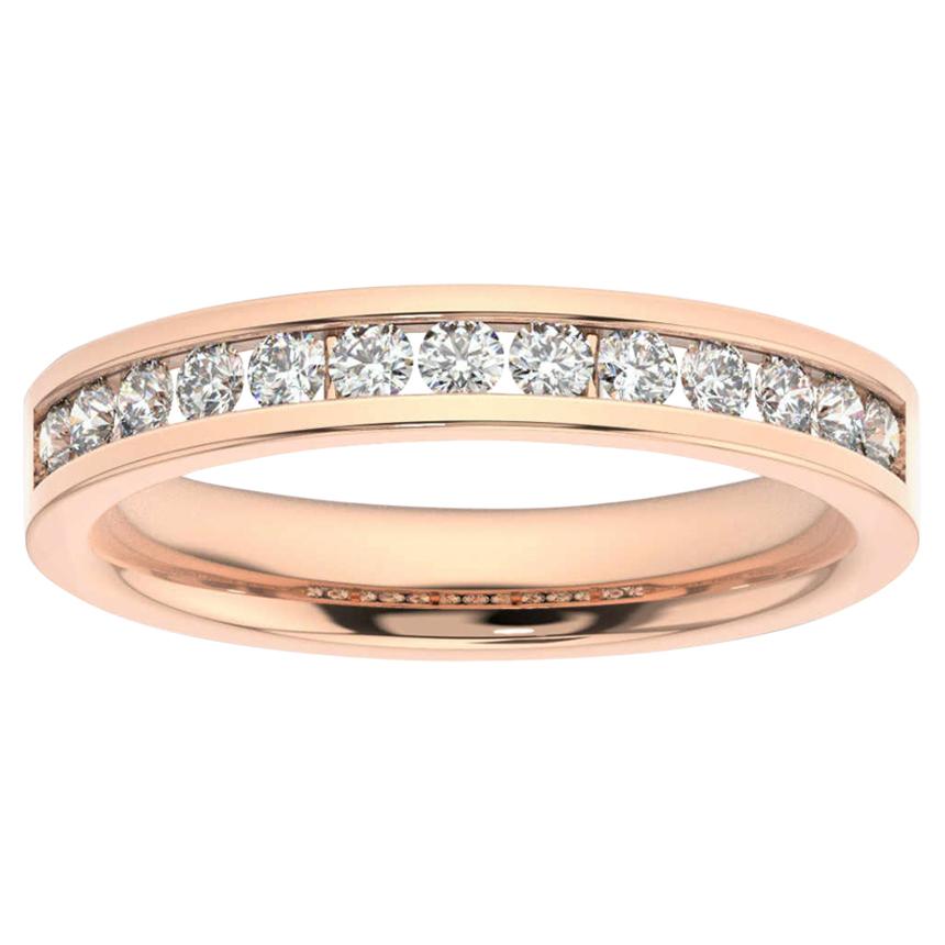 Anillo Betty Diamond de oro rosa de 14 quilates '1/2 ct. tw' en venta