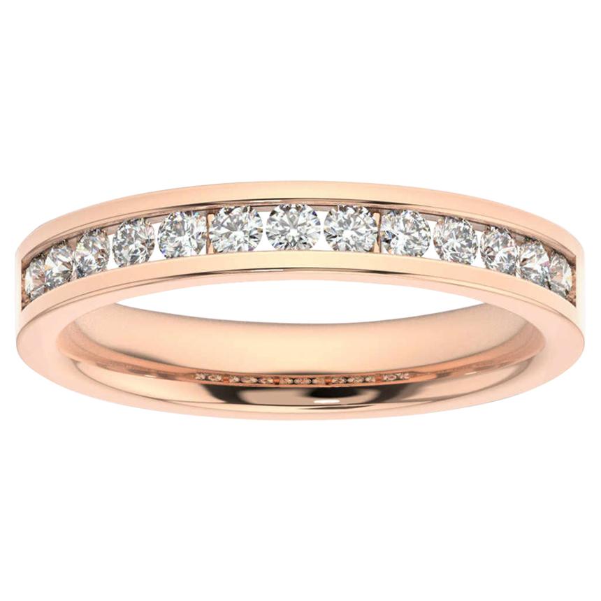 14K Rose Gold Betty Diamond Ring '1/2 Ct. tw' For Sale