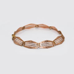 14k Rose Gold Bracelet, 6.5gr